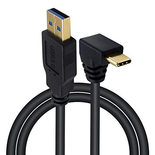 MaxhoodUSB Type C 充電ケーブル, 1m USB-A オスto USB-C オス90...