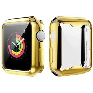 YaMiDe Apple Watch Series 3ケース 柔らかいTPU時計ケース 99%高透光率 薄型 超軽量 指紋防止 耐衝撃カバー