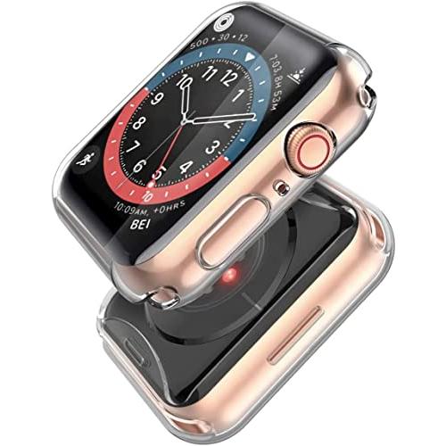 Shron For Apple Watch Series 7 41mm ケース 透明TPU 対応アッ...