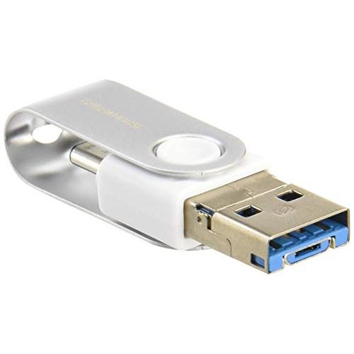 グリーンハウス USB Type-A microUSB USB Type-C 3種の USB端子 に...