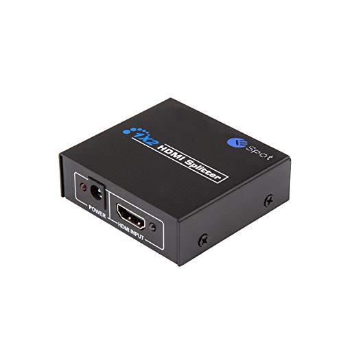 ESPOT HDMI 分配器 自動 1入力2出力 対応1×2 HDMIスプリッター 2台のHDMI搭...