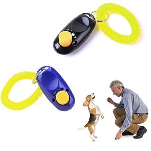 RICISUNG クリッカー 犬笛 ペット 犬 猫 訓練用品 リストストラップ付き ペットトレーニングクリッカーセット 犬や猫のトレーニングに便利で効｜yyya-shop