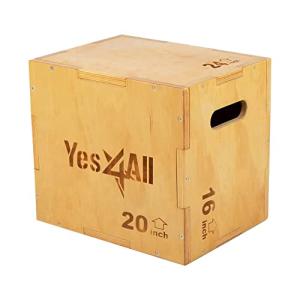 イエスフォーオール(Yes4All) プライオボックス 木製 ジャンプボックス ウッド ンディショニング ジャンプ台 ステップ台 61cm×51cm×｜yyya-shop