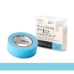 マークス 水性ペンで書けるマスキングテープ 小巻 「マステ」 ブルー MST-FA04-BL｜yyya-shop