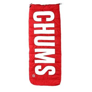 チャムス (CHUMS) スリーピングバッグ 寝袋 チャムスロゴ 10度 レッド H182×W76cm CH09-1251-R001-00｜yyya-shop