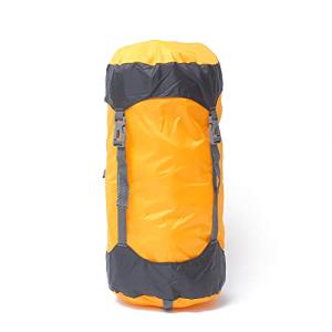 [ｓｈｏ２１] コンプレッションバッグ 防水 軽量 寝袋 圧縮バッグ [ キャンプ 登山 アウトドア などに最適！ ] (Sサイズ/オレンジ)｜yyya-shop