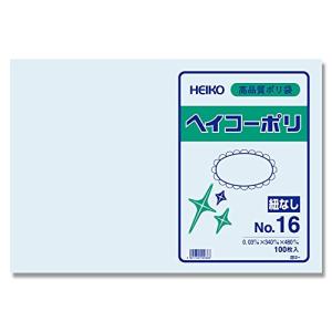 シモジマ ヘイコー ビニール袋 ヘイコーポリ No.16 0.03mm厚 紐なし 100枚 006611601 幅340高480mm｜yyya-shop