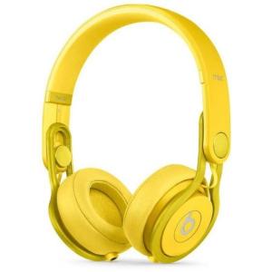Beats by Dr. Dre Mixr オンイヤーヘッドフォン MHC82PA/A イエロー　送料無料（沖縄県を除く）｜yz-office