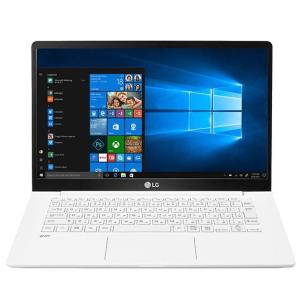 LG gram 14Z980-GR55J ホワイト 14.0型/Core i5 8250U/メモリ4GB/SSD128GB/4K解像度外部出力対応/重量995g/駆動時間最大26時間/耐衝撃用 MIL｜yz-office