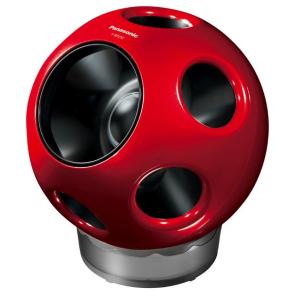 パナソニック DCモーター搭載 サーキュレーター/扇風機 創風機Q F-BP25Z-R クリスタルレッド