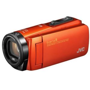 JVC Everio R 防水/防塵/耐衝撃/耐低温/Wi-Fi対応 64GB ハイビジョンメモリームービー GZ-RX680-D ブラッドオレンジ