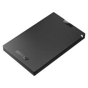 バッファロー 1.9TB ポータブルSSD SSD-PG1.9U3-BA 外付けSSD ブラック｜yz-office