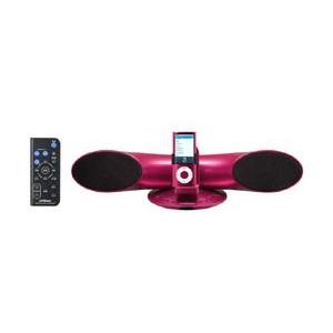 JVC　iPod対応スピーカーシステム　XS-SR3-P　ピンク色　【送料無料（沖縄県を除く）】｜yz-office