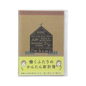 ミドリ 家計簿 A5 月間 働くふたり 家柄 12853006