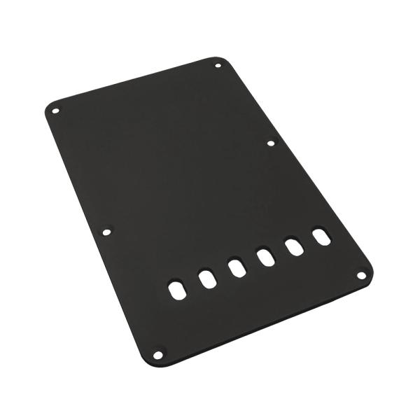 YJB PARTS ストラト用バックプレート ビンテージタイプ ブラック1P (メール便対応)