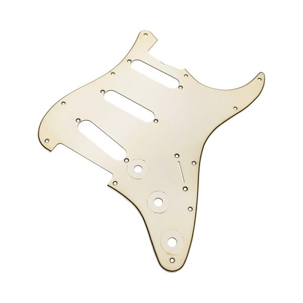 YJB PARTS ST60's ストラト用ピックガード レリックエイジドホワイト3P インチ (メ...