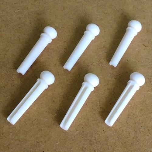 YJB PARTS ブリッジピン 牛骨(ボーン) 6Pセット 国産品 (メール便対応)