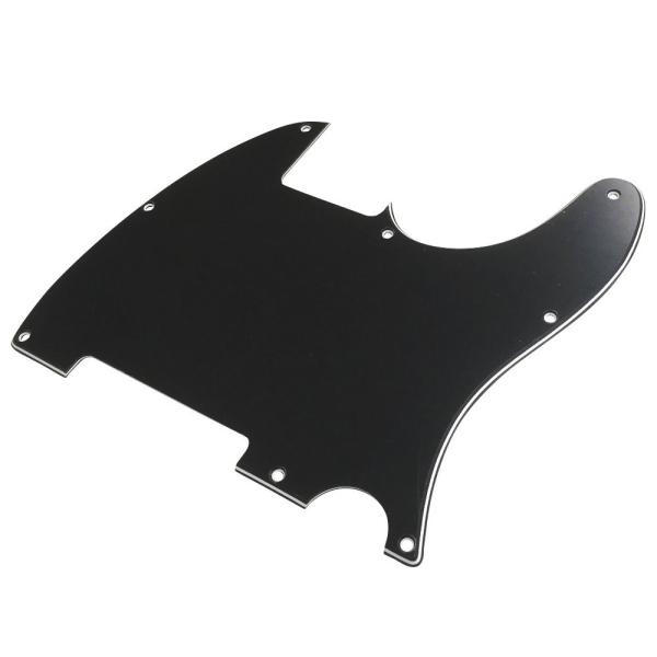 YJB PARTS Esquire(60's-8穴型) エスクワイヤー用ピックガード ブラック3P ...