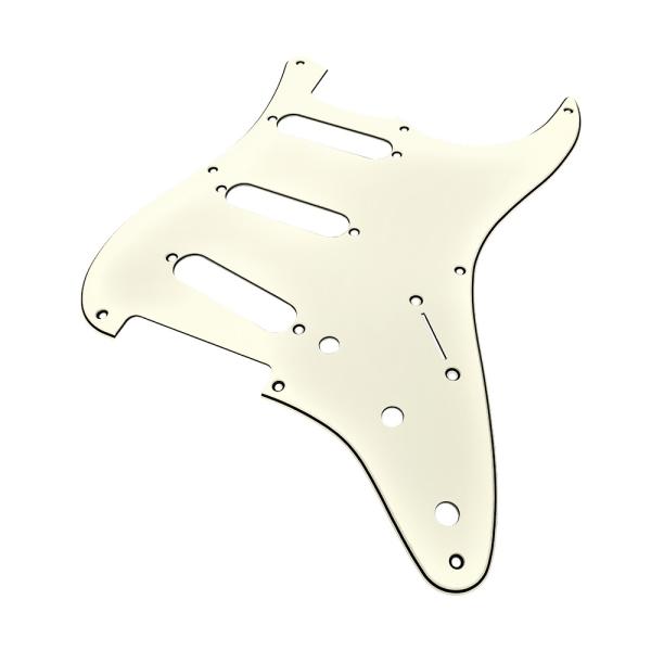 YJB PARTS ST 50's ストラト用ピックガード エイジドホワイト3P インチ (メール便...