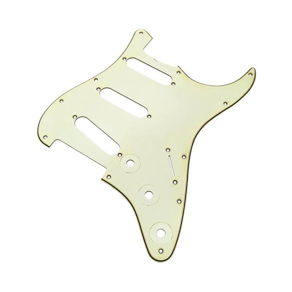 YJB PARTS ST'65 ストラト用ピックガード エイジドギターパーツ レリックミントアイボリ...