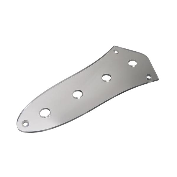 YJB PARTS JB用4穴コントロールプレート アクリルシルバー インチ (メール便のみ送料無料...