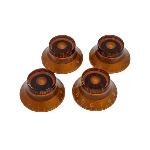 YJB PARTS トップハットノブ アンバー インチ 4個セット