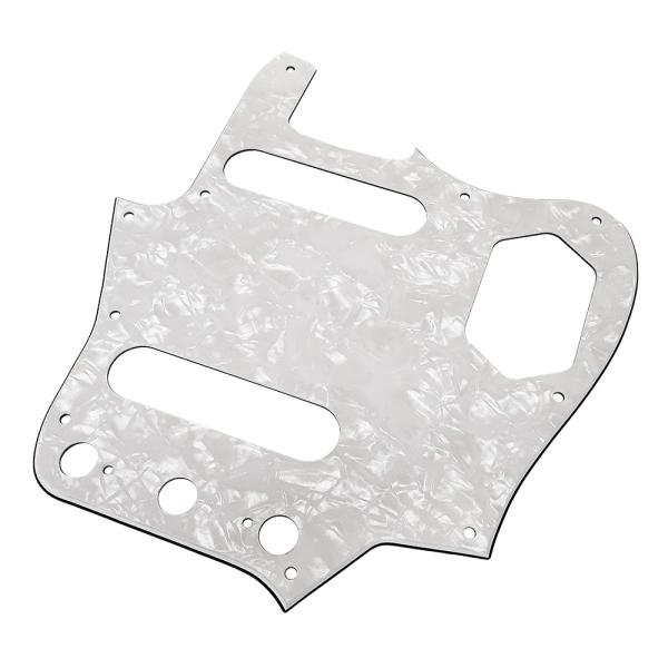 YJB PARTS 20516 JG(ジャガー)用ピックガード ホワイトパール3P インチ (メール...