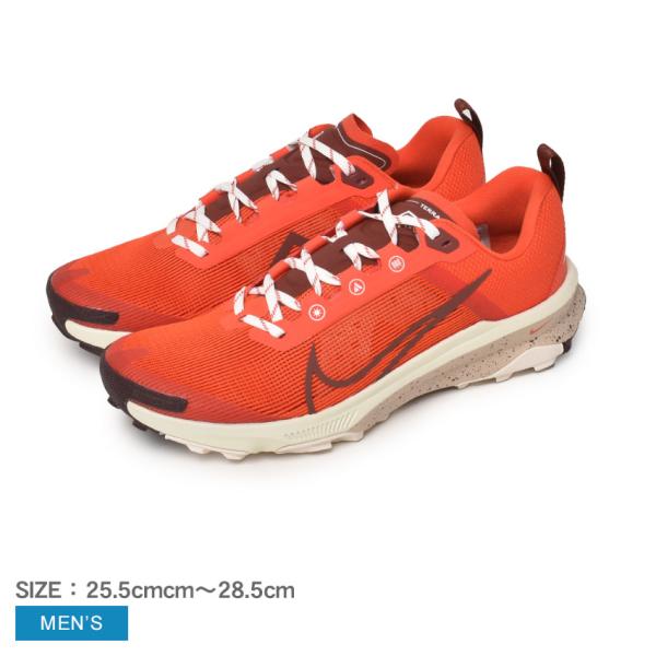 ナイキ ランニングシューズ メンズ リアクト テラ カイガー 9 NIKE DR2693 レッド 赤...