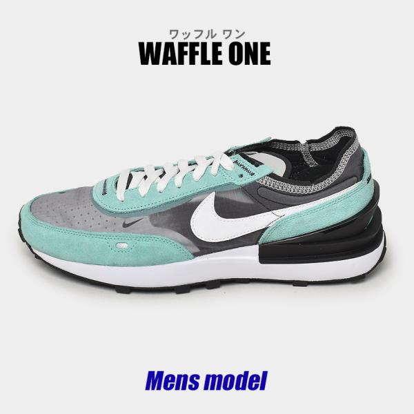 ナイキ ランニングシューズ メンズ ワッフルワン NIKE DD8014 青 ブラック 黒 靴 ロー...