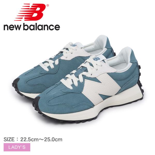 ニューバランス スニーカー レディース 327 NEW BALANCE U32790E ブルー 青 ...