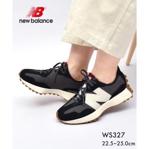 ニューバランス スニーカー レディース WS327 NEW BALANCE ブラック 黒 NB シューズ ブランド スポーツ カジュアル ロゴ 定番 靴