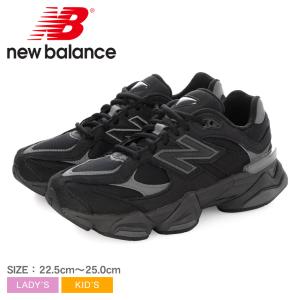 ニューバランス スニーカー レディース キッズ ジュニア 子供 G9060 NEW BALANCE G90602QL ブラック 黒 シューズ 靴 スポーティ