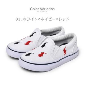 ポロ ラルフローレン スリッポン キッズ ベビ...の詳細画像1