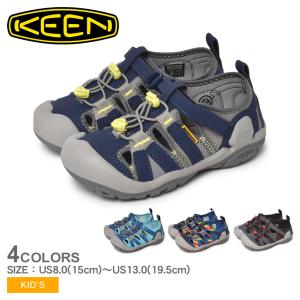 キーン サンダル キッズ ジュニア 子供 ノッチ クリーク KEEN 1027227 1027229 1026167 1026166 ブルー 青 グレー 靴 シューズ