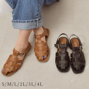 グルカサンダル レディース 夏 歩きやすい 4...の詳細画像1