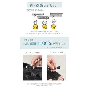 トドス サンダル レディース ボリュームメッシ...の詳細画像1
