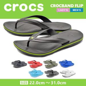 クロックス サンダル メンズ レディース クロックバンド フリップ CROCS 11033 トングサンダル ブラック 黒 ビーチサンダル