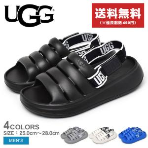アグ サンダル メンズ SPORT YEAH UGG 1132150 黒 白 グレー
