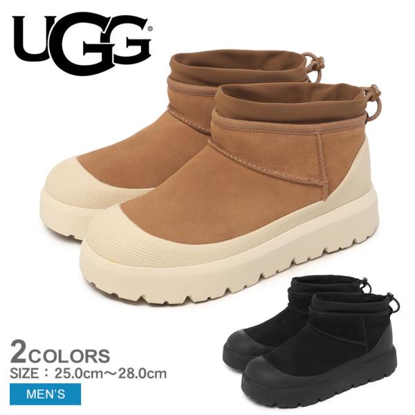 アグ ショートブーツ メンズ CL ウルトラ ミニ ウェザー ハイブリッド UGG Ultra Mi...