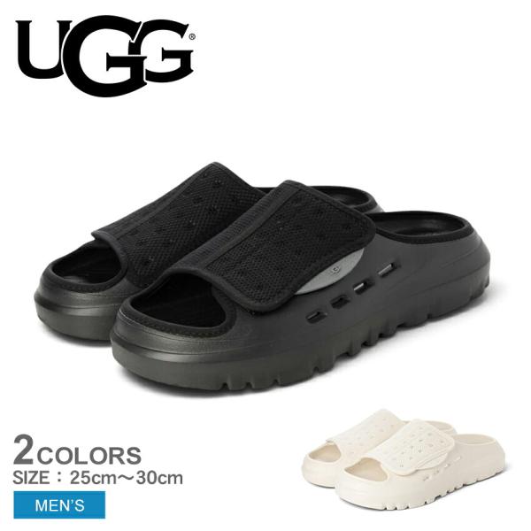 アグ シャワーサンダル メンズ ピークモッド スライド サンダル UGG 1175194 ブラック ...