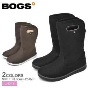 ボグス スノーブーツ レディース BOGA BOOTS MID QUILTING BOGS 79134 ブラック 黒 ブラウン ブーツ ミドルブーツ スノーブーツ｜Z-CRAFT ヤフーショッピング店