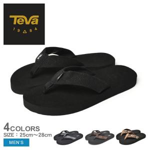 テバ サンダル メンズ マッシュ 2 TEVA 4168 ブラック 黒 ベージュ ビーサン ぺたんこ ビーチ 海 つっかけ カジュアル シンプル｜z-craft