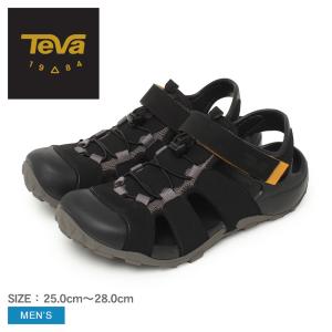 テバ サンダル メンズ FLINTWOOD TEVA 1118941 ブラック 黒 シューズ スポーツサンダル ストラップ クローズトゥ 速乾性 耐久性 爆買