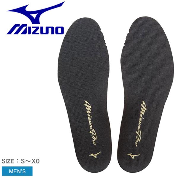 ミズノ インソール メンズ ミズノプロ PUインソール MIZUNO 11GZ150100 ブラック...