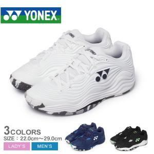 ヨネックス テニスシューズ メンズ レディース パワークッション フュージョンレブ5 YONEX SHTF5MGC ホワイト 白 ブラック 黒 靴｜Z-CRAFT ヤフーショッピング店