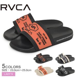 ルーカ サンダル レディース CHAINMAIL SHOWER SLIDE RVCA BE043971 ブラック 黒 オレンジ 靴 シャワーサンダル シャワサン 海｜z-craft