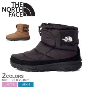 送料無料 ザ ノース フェイス ブーツ ユニセックス ヌプシ ブーティ ウォータープルーフ ロゴ ショート THE NORTH FACE NF52280 ブラック｜z-craft