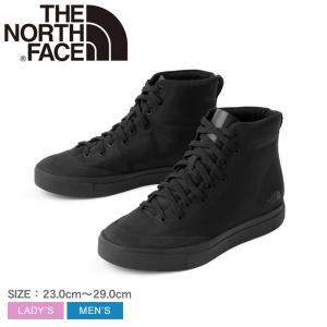 送料無料 ザ ノースフェイス スニーカー メンズ レディース シャトル レース ハイ ウォータープルーフ THE NORTH FACE NF52345 ブラック｜z-craft