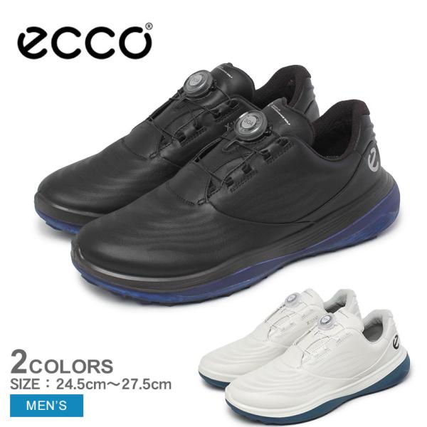 エコー ゴルフシューズ メンズ GOLF LT1 ECCO 132274 ブラック 黒 ホワイト 白...
