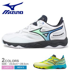 ミズノ 卓球シューズ メンズ レディース ウエーブメダル NEO MIZUNO 81GA2325 ブルー 青 ホワイト 白 スニーカー 靴 シューズ